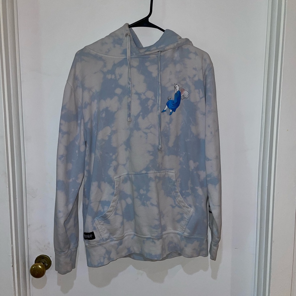 Ripndip Light Blue Tie-Dye Hoodie